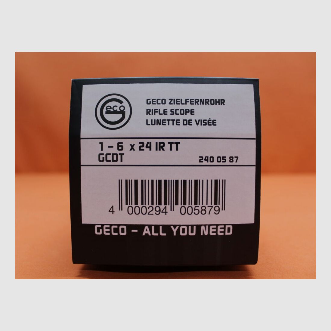 GECO Geco Zielfernrohr 1-6x24 IR TT Tactical, GCDT Leuchtabsehen (2.BE) Circle-Dot für IPSC/ Dynamic usw.