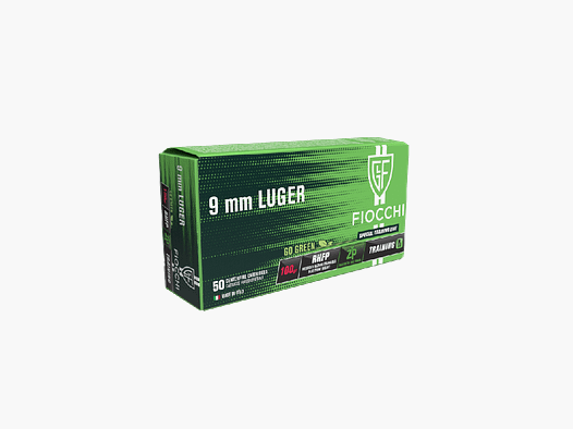 Munition Fiocchi RHFP Reduced Hazard Frangible Flat Point Bullet 100gr 9mm Para