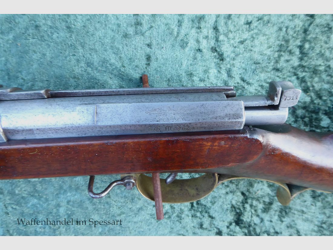 aguja de encendido fusil de infantería Mod.1862, Spandau de 1867.