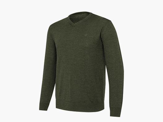 BERETTA Merino V-Neck Pullover Mszary