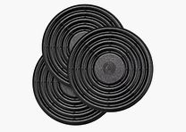 Set di Pad Magnetici MagUp per Stoviglie, Set da 3, Nero