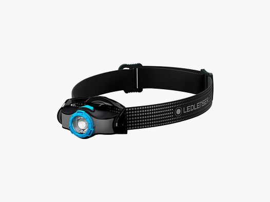 Ledlenser MH3 Schwarz/Blau Stirnlampe