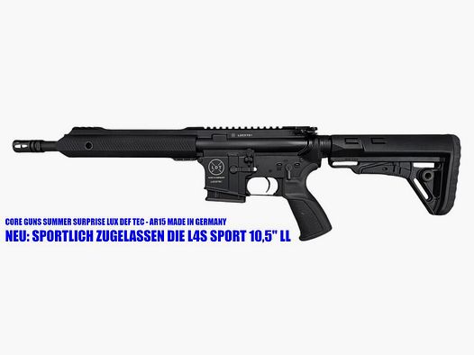 NEU: Lux Def Tec LDT L4S Sportvariant - 223Rem 10,5"LL sportlich zugelassen sofort verfügbar, Versand +20€