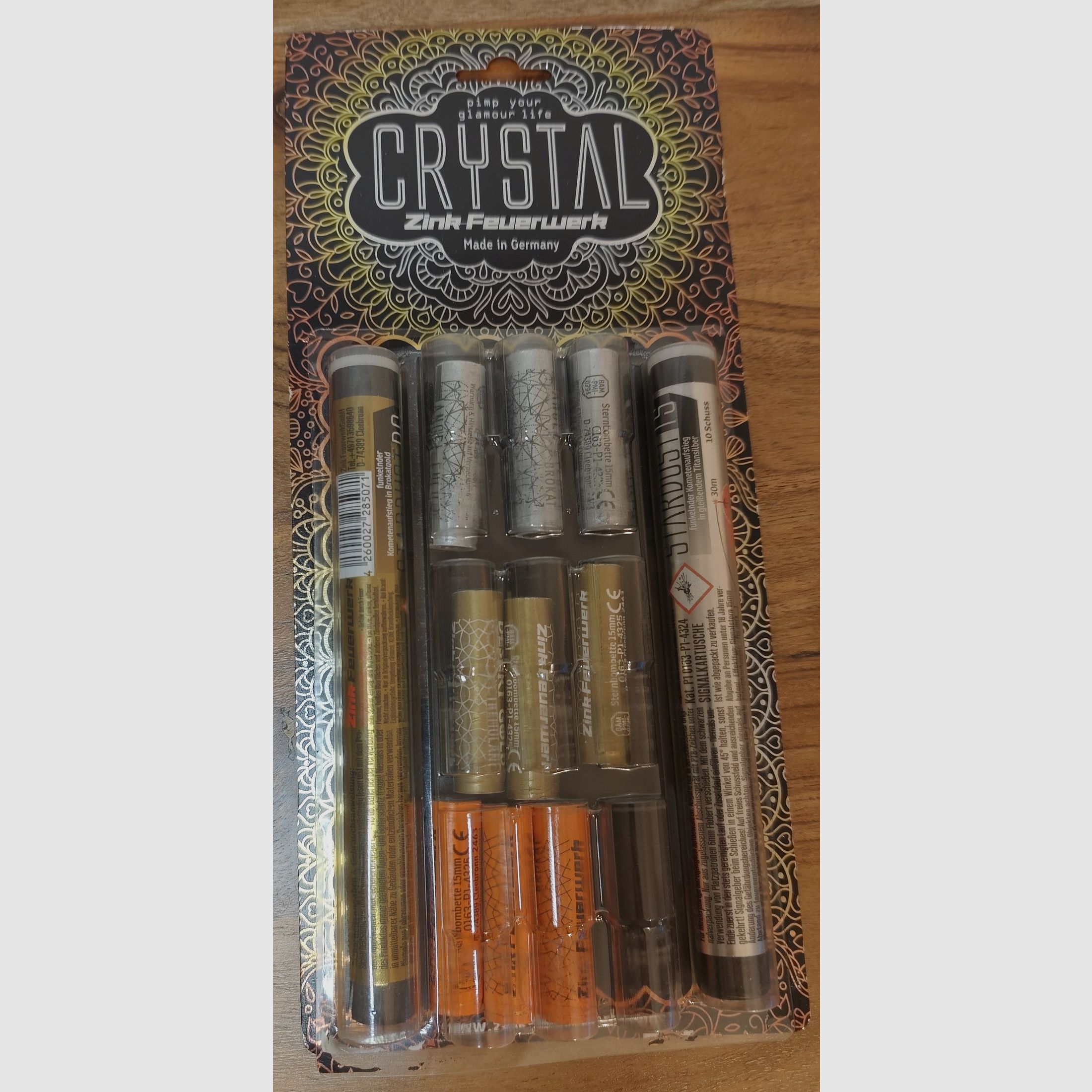 Weihrauch HW 94 Steal Look braune Echtholzgriffe PTB 855 Großes Smmler-Set