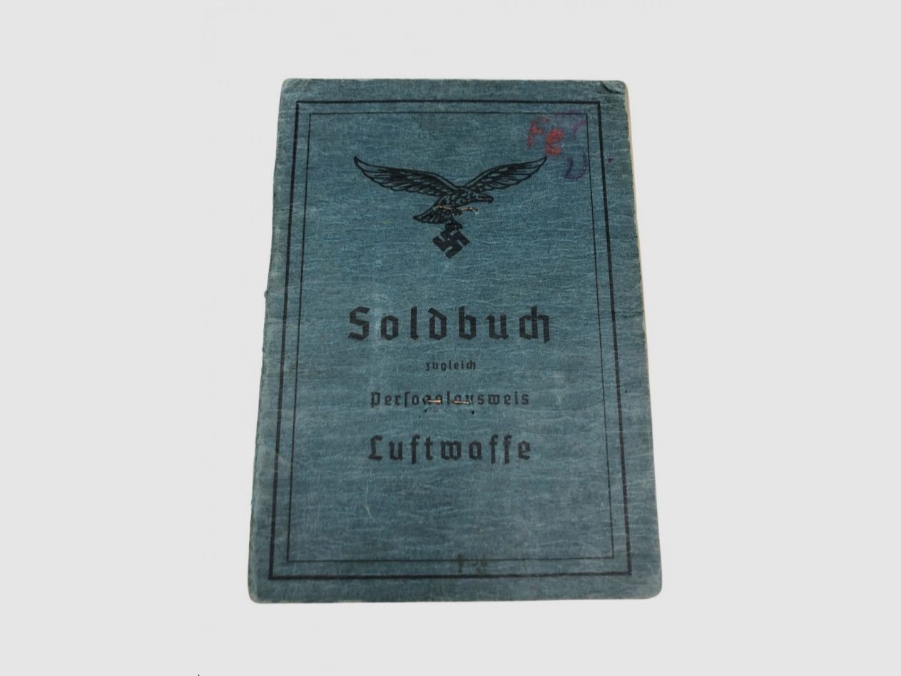 Soldbuch Fallschirmjager aus Wk2