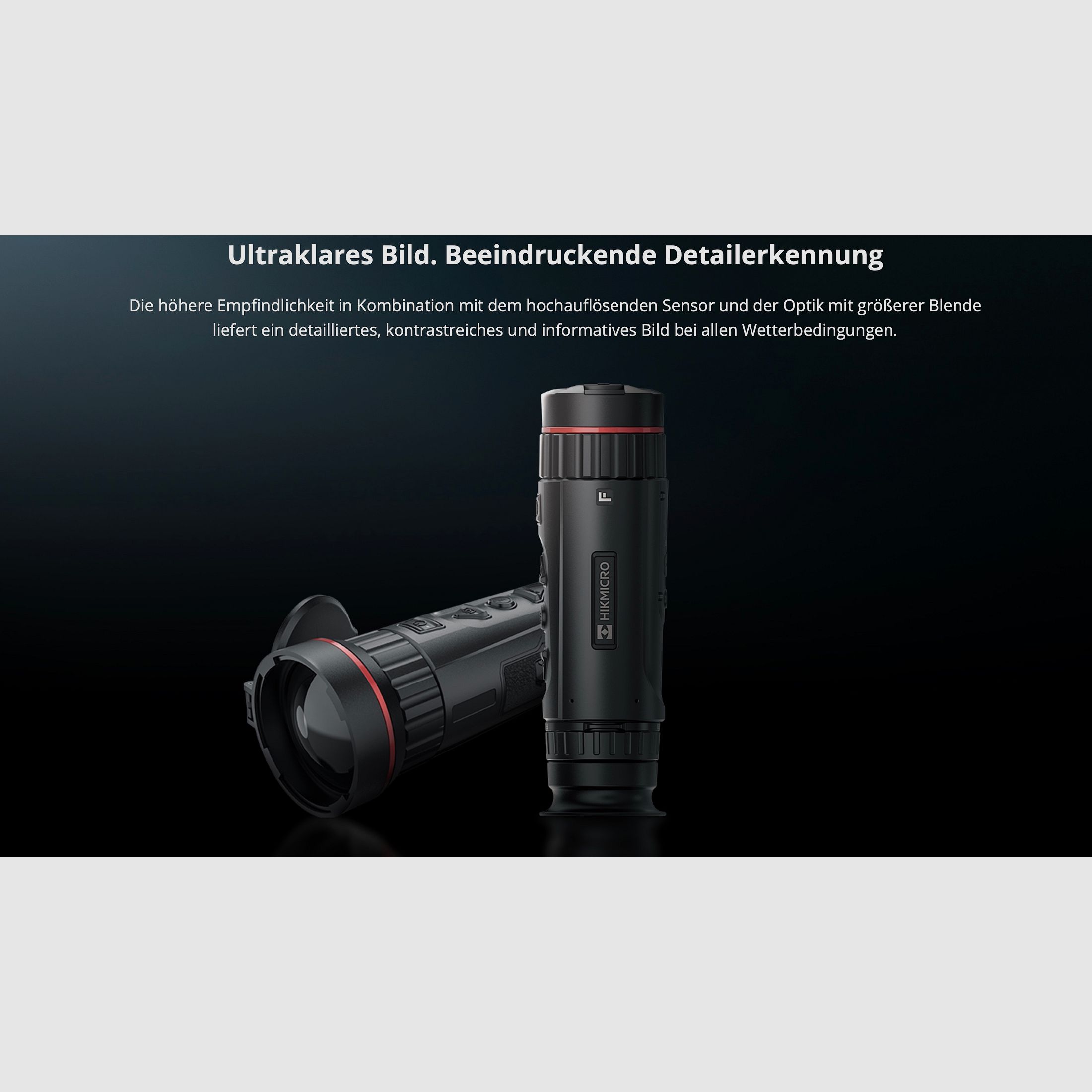 Hikmicro Monocolo Falcon FQ35 telecamera termica 640 x 512 12 μm <20 mK