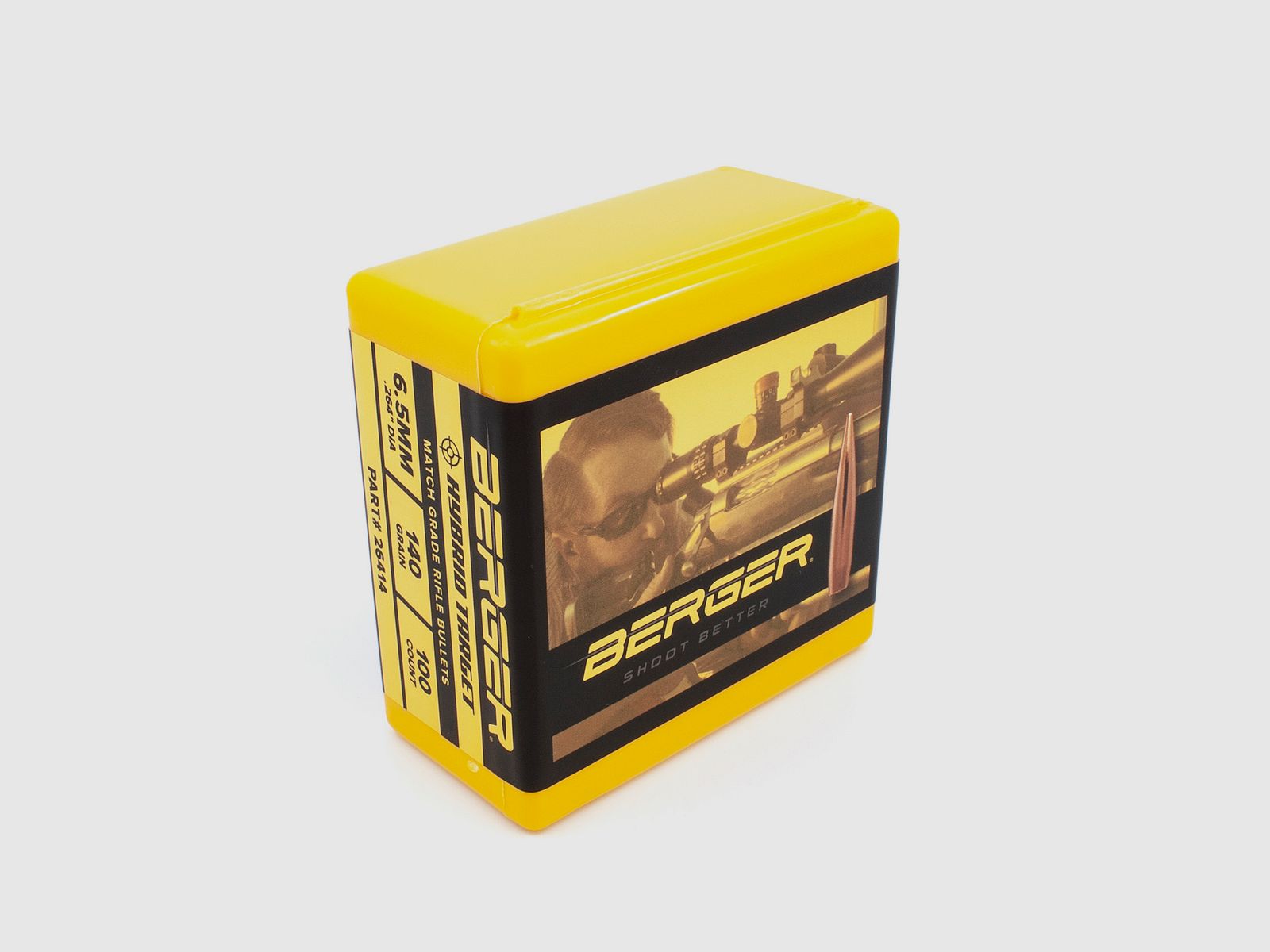 Berger Geschoss 6,5mm/.264 Hybrid Target 140GR 100 Stück
