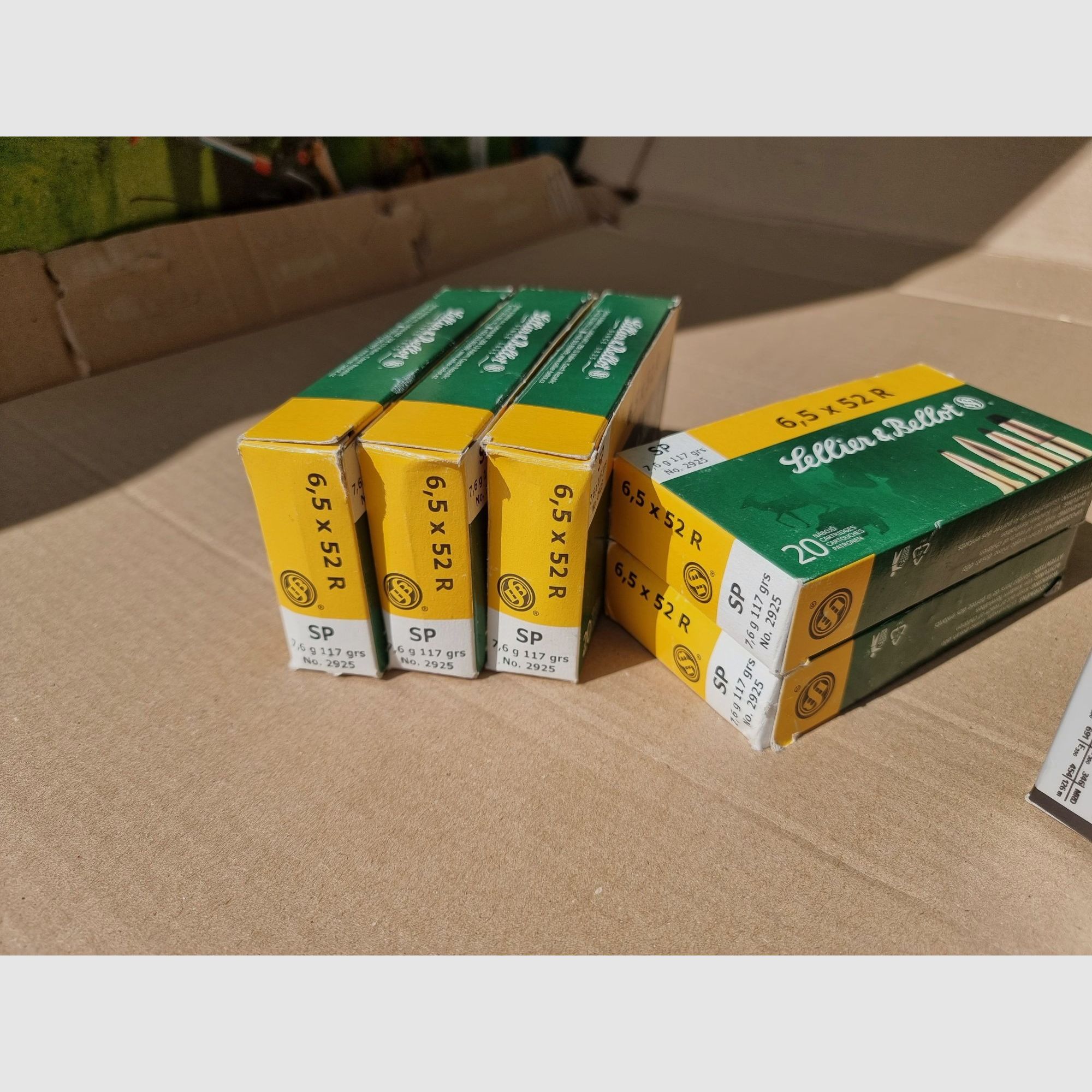 Munition S&B 6,5x52R Teilmantel - passt für 25-35 Winchester - 200 Schuss