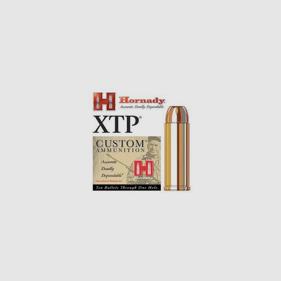 HORNADY CARTOUCHES 357 MAG CUSTOM, image 1 sur 3