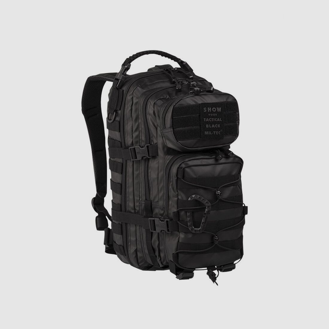 Mil-Tec US Assault Pack Small Tactical Black mały plecak dzienny