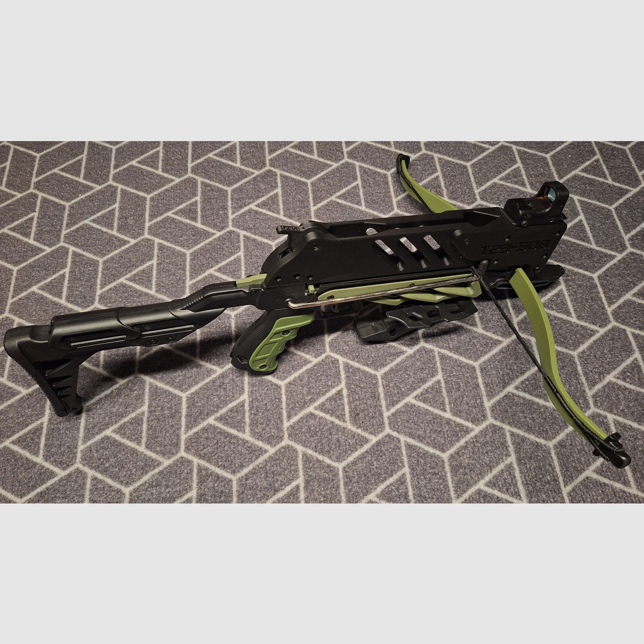 Pistolen-Kruisboog "Snake Hunter" 7Schuß magazijn/Red Dot/tas-NEU!