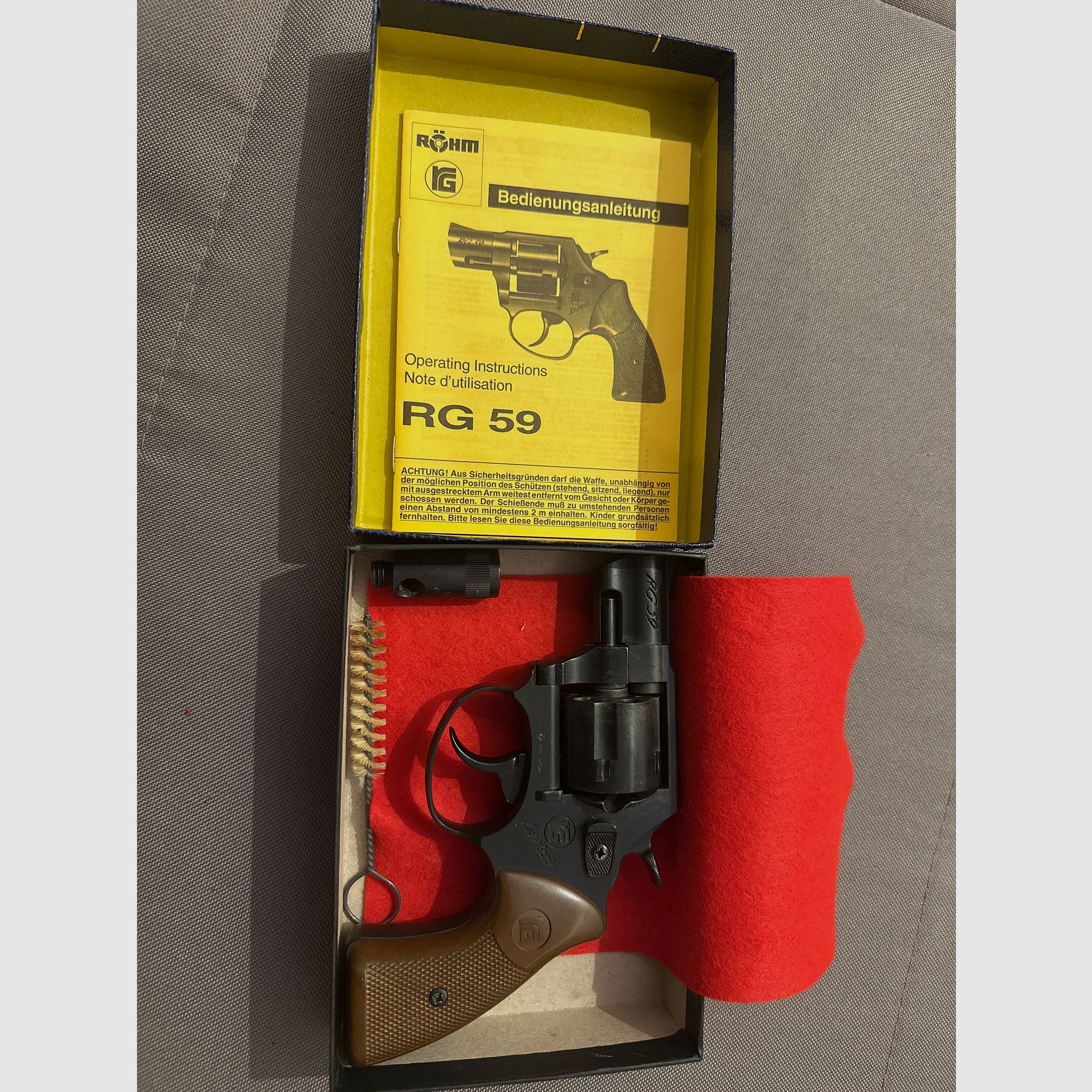 Röhm RG 59 “Le Petit” Schreckschussrevolver 9 mm R.K. inkl. OVP