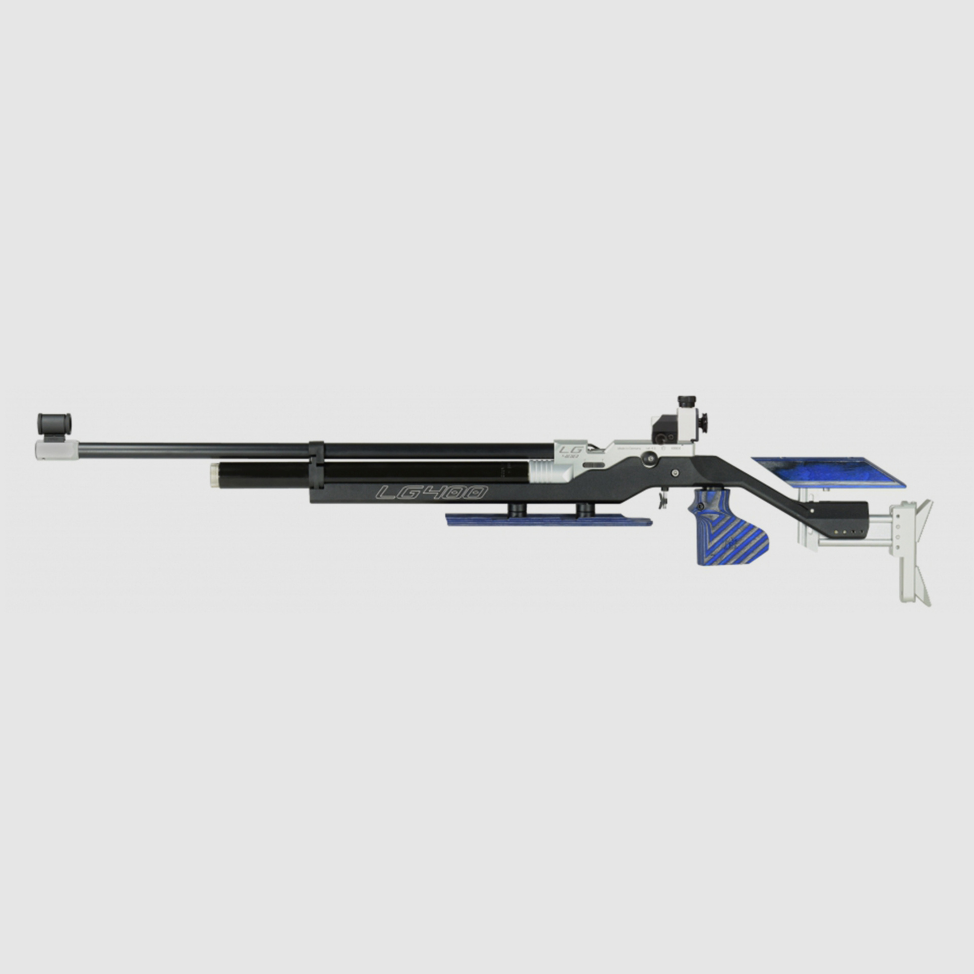 Walther Matchluftgewehr LG400 BLACKTEC PLUS mit Sport-Diopter