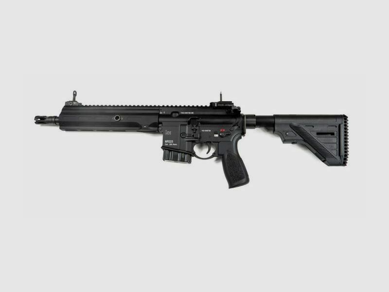 HK SLB MR223, versione A3, cal. .223 Rem., 11", nero, con omologazione sportiva Heckler und Koch MR223 Sport in 11" - disponibile immediatamente prezzo consigliato: 3299€