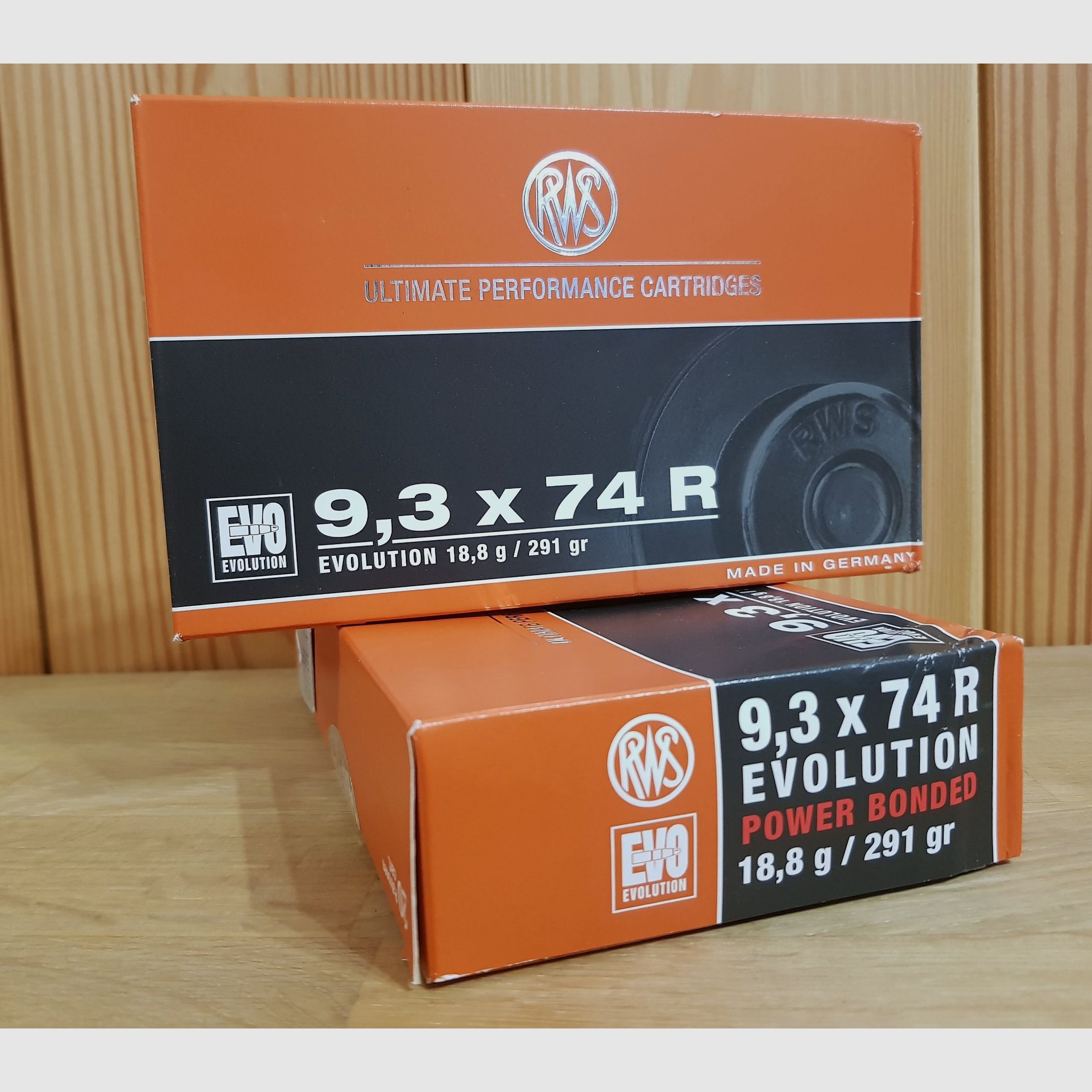 RWS MUNITION Kal. 9,3X74 R EVOLUTION 291 GR.