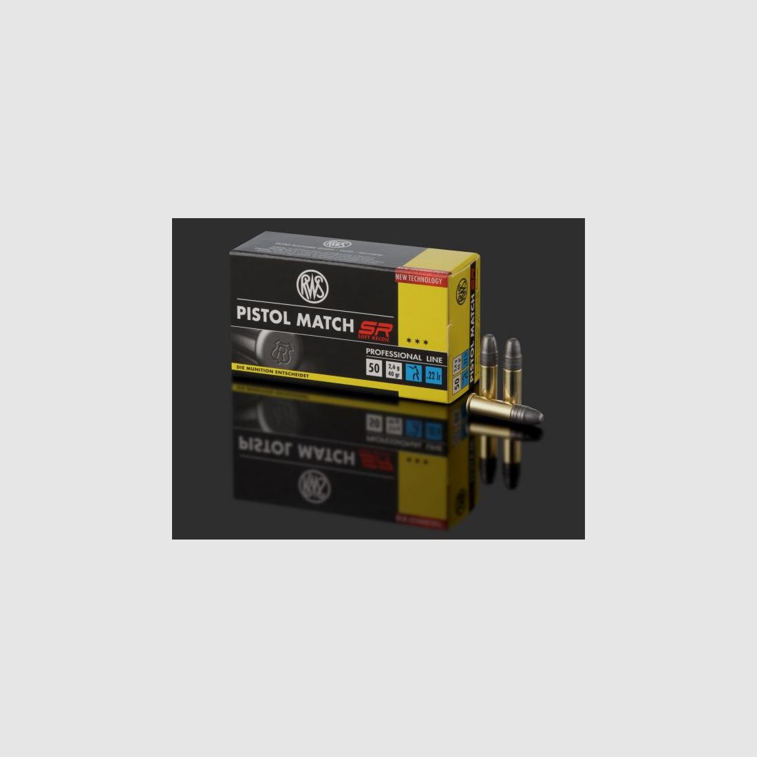 RWS KK-Munition .22lr Pistol Match SR 50 Stk SONDERPREIS ab 0,15/Stk