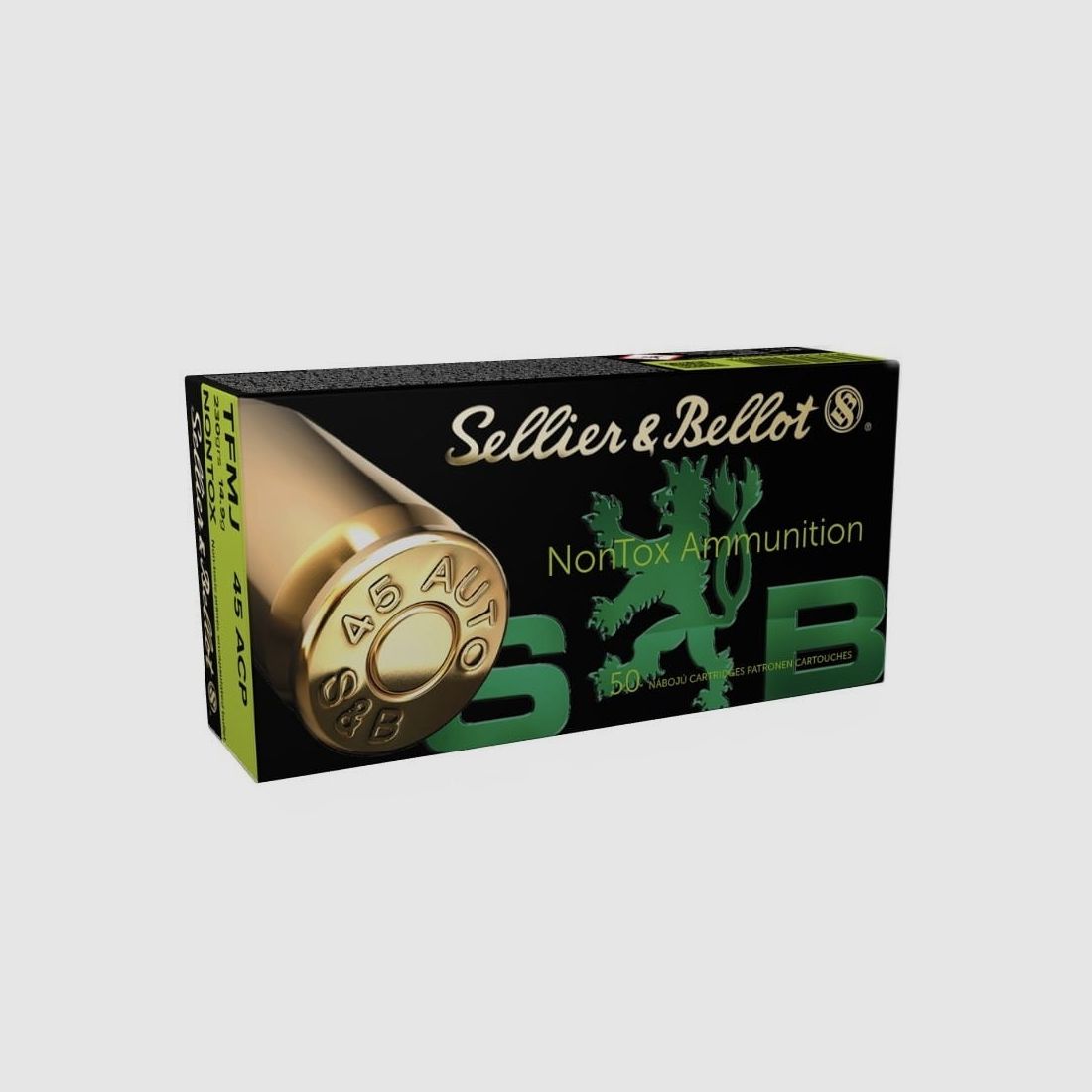 .45 ACP Sellier & Bellot Nontox 230grs., Bild 1 von 2