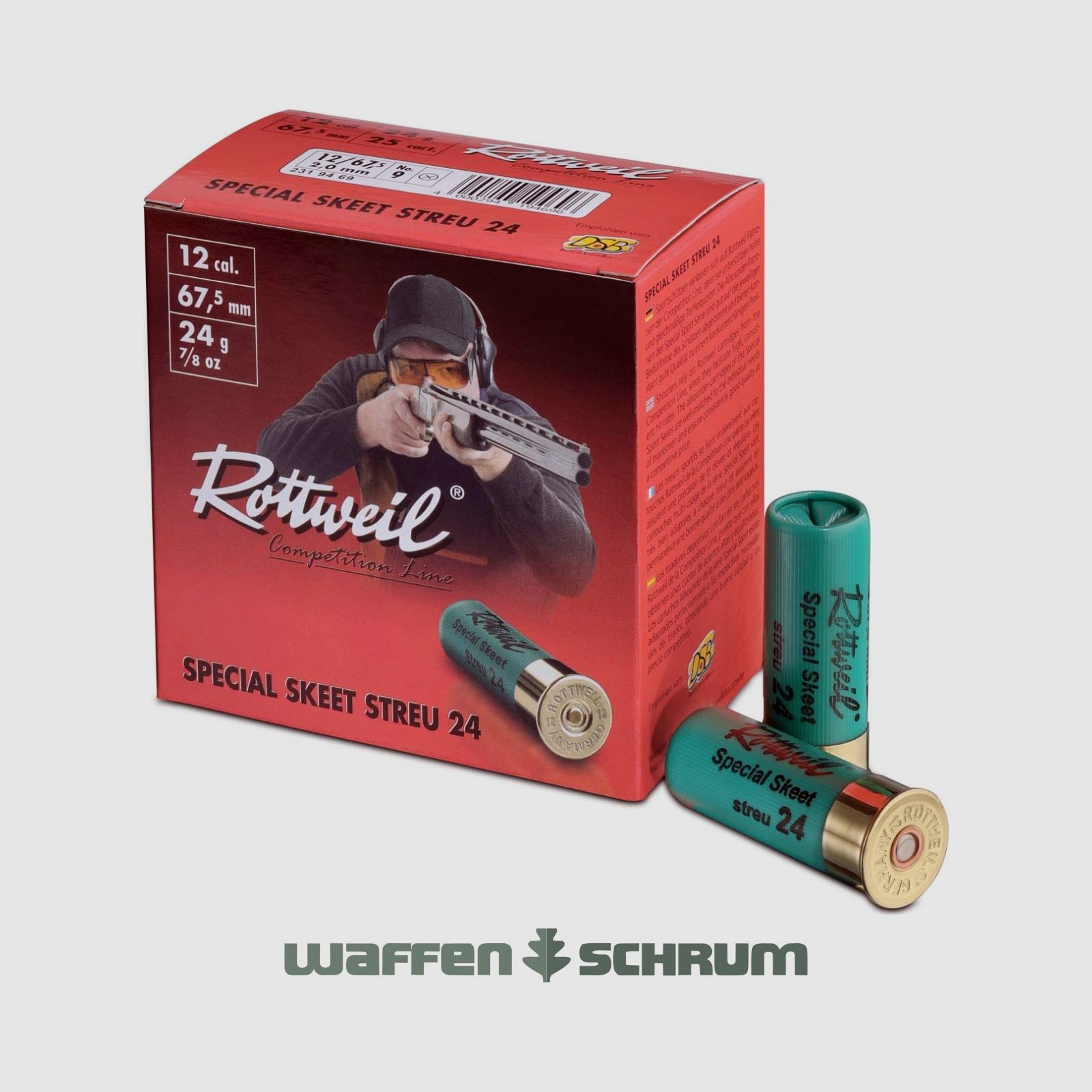 Rottweil Special Skeet Streu 12/67,5 2,0mm -24g