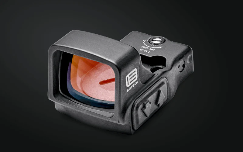 Rotpunktvisier EOTech Mini Reflex Sight Modell EFLX schwarz , 1x Vergrösserung, 6Moa Punkt rot, Bild 5 von 6