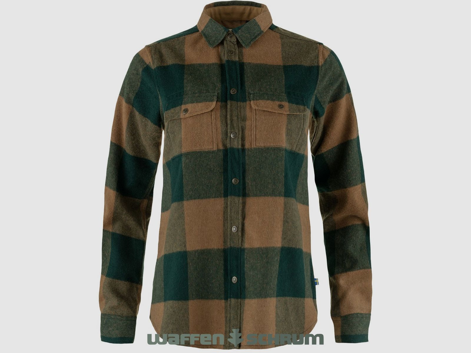 Fjällräven Bluse Canada Deep Forest-Dark Grey