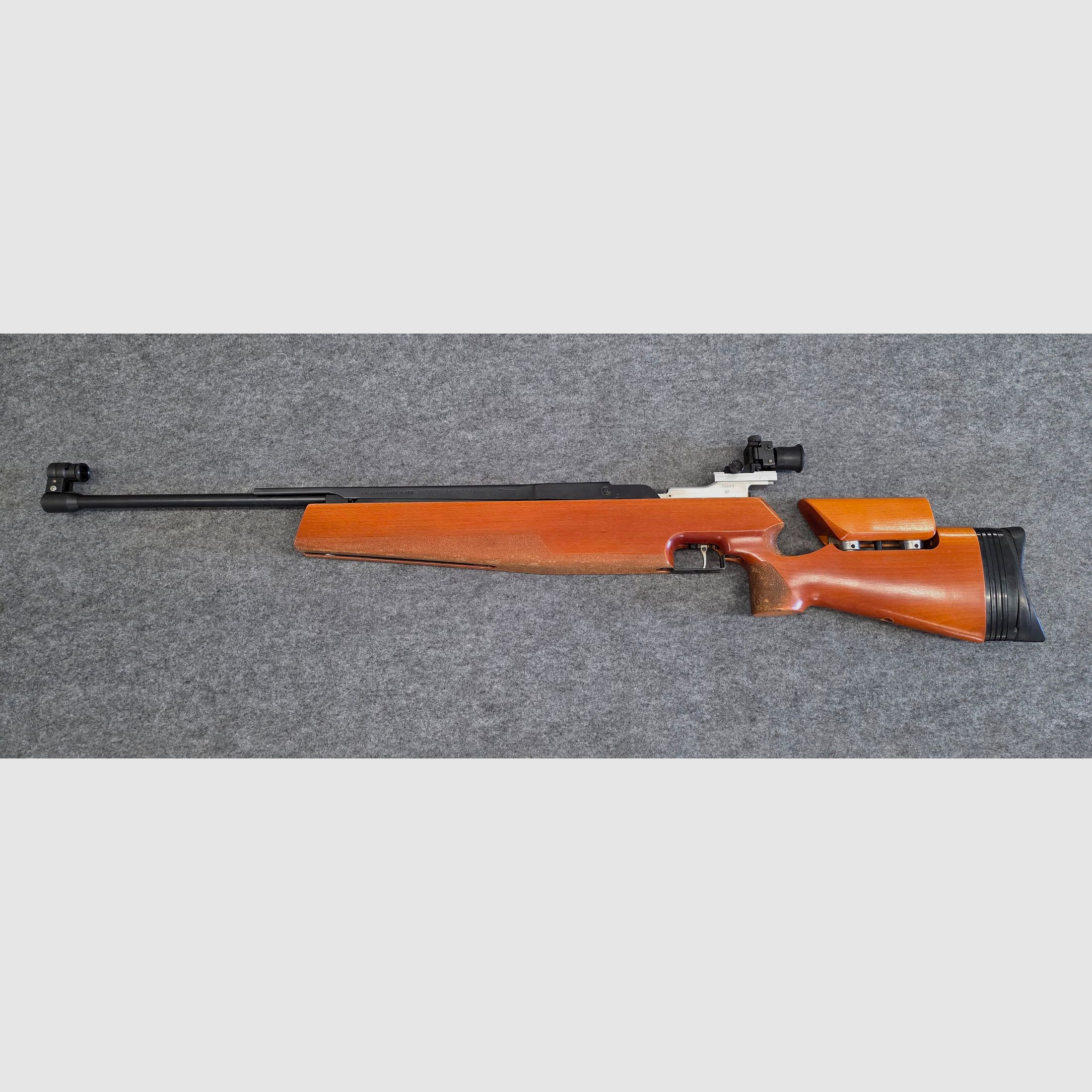 Rzadki Haenel Oberhebelspanner Mod. MLG 550-1 z diopterem w bardzo dobrym stanie kal. 4,5mm Diabolo