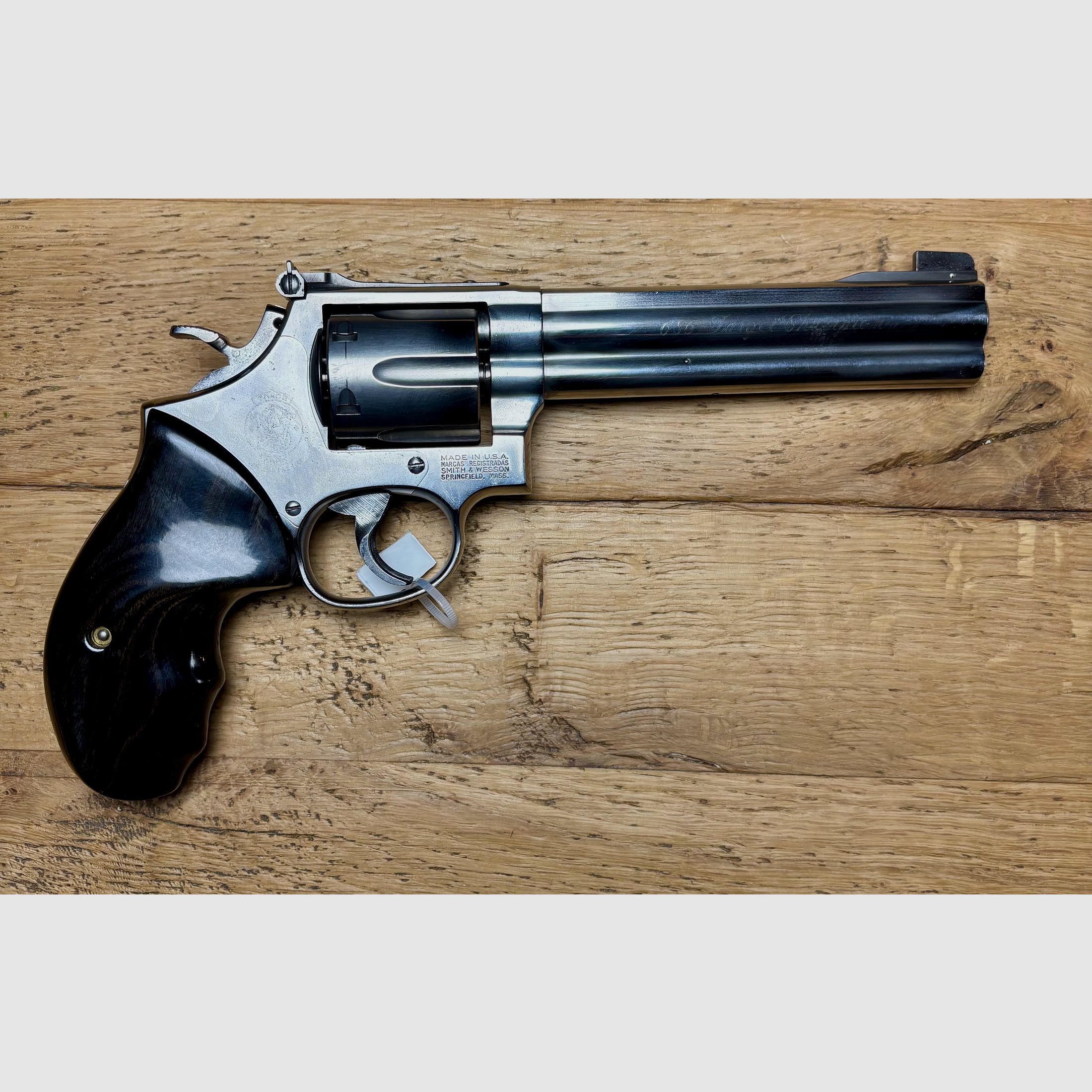 Smith & Wesson Revolver 686 Target Champion  /  Inclusief sportgrippanelen en verbeterde trekker