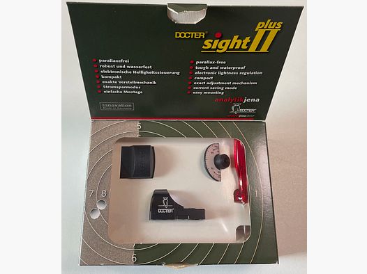 Docter sight II plus D 7,0 Rotpunkt Reflexvisier Gebraucht mit Funktion V438