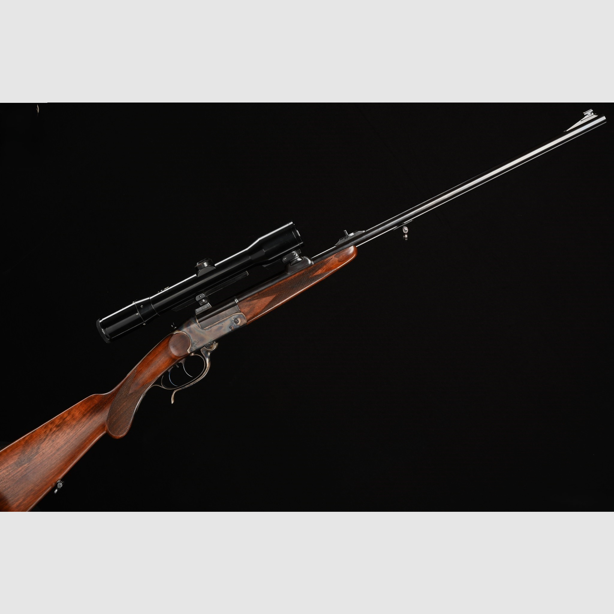 Sauer Pirschgewehr Einzelschuss Unter Hebel Kipplauf 8 x 48 Sauer