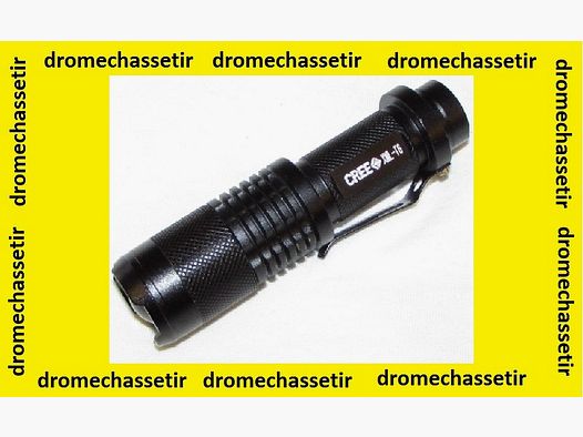Lampada LED XM-L T6, potenza 2200 lumen con zoom e 5 modalità di illuminazione