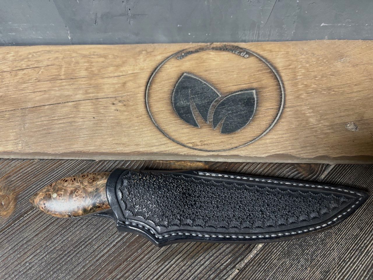 Handcrafted collector's knives BOA - Hunter Series, ATS-34 steel