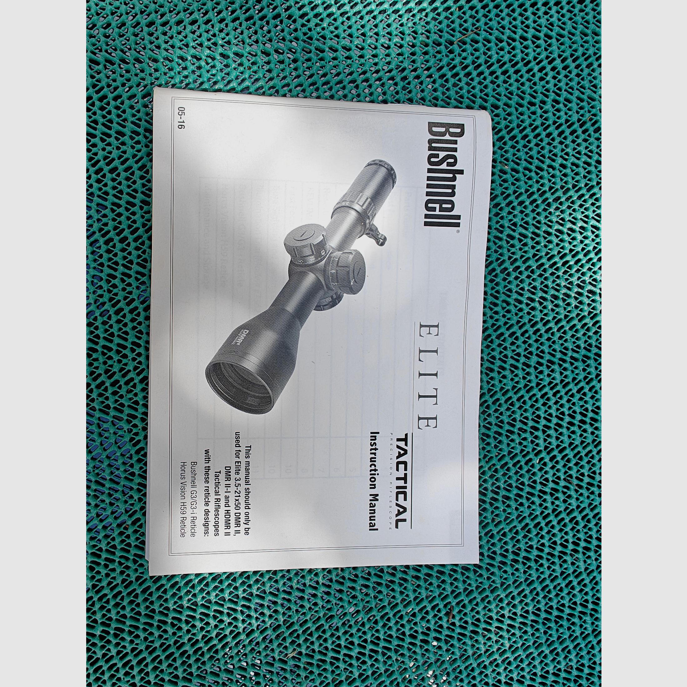 Telescopio Bushnell Elite Tactical 3,5-21x50 DMR II