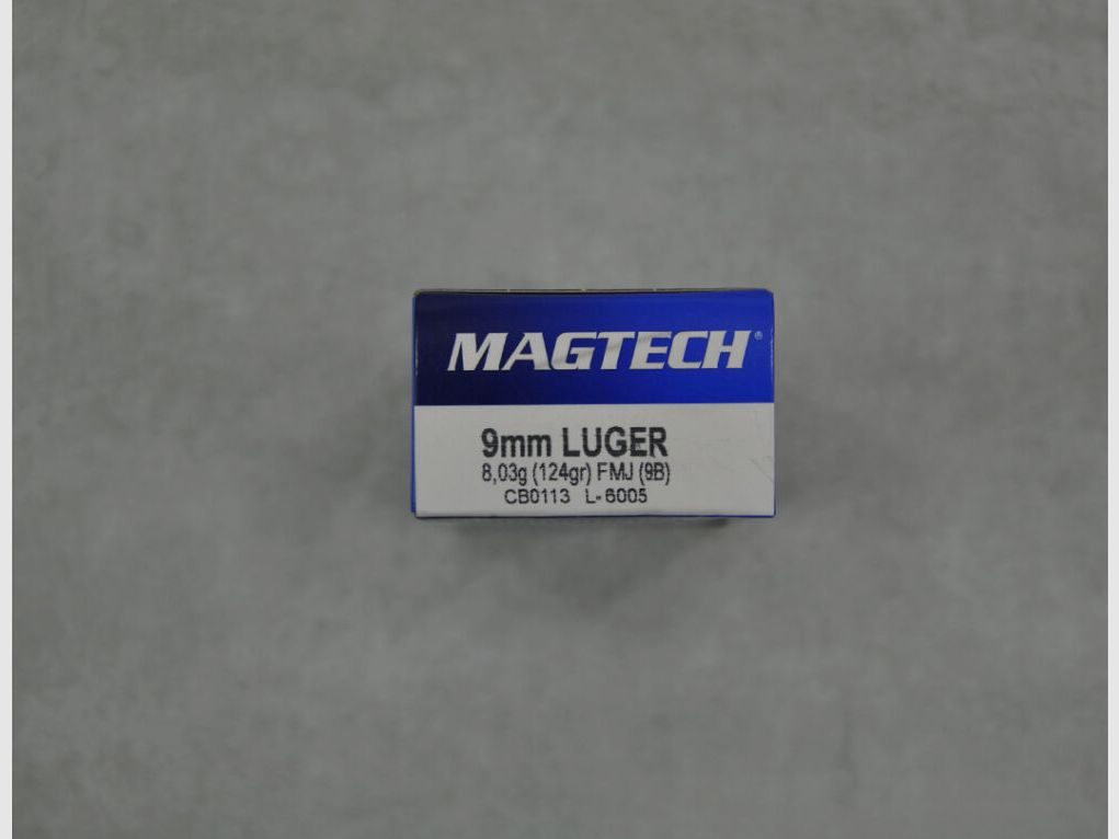 Magtech FMJ 9mm Luger 124gr *1000 stuks*