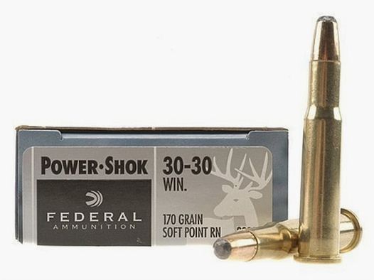 Federal Power-Shok .30-30 Win. 170GR JSP RN 20 Patronen