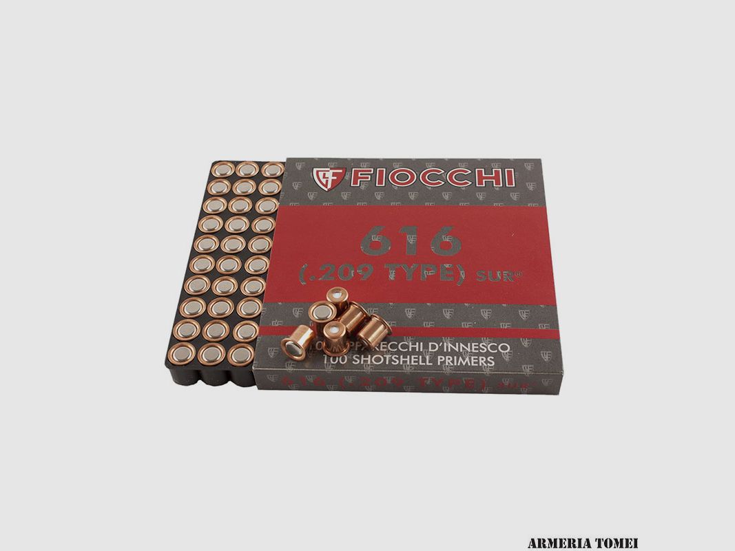 FIOCCHI – Primers 616 (.209) TYPE SUR® (100 pcs)