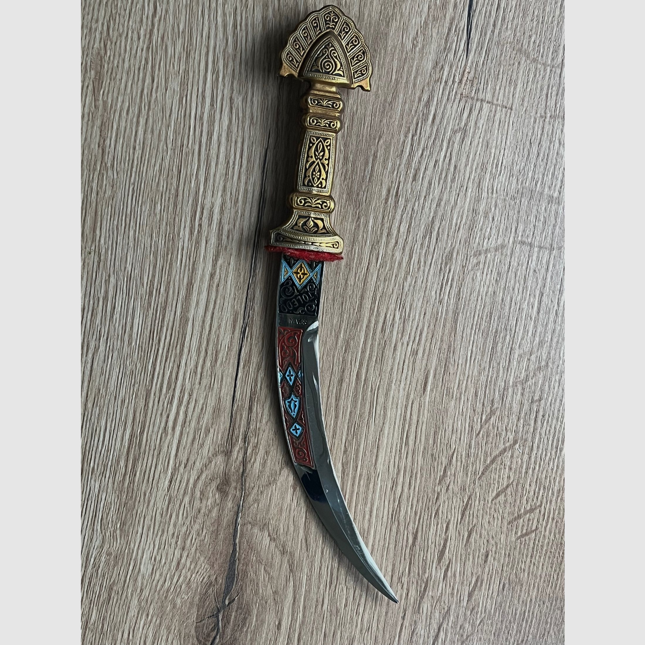 Vintage Krummdolch Toledo Hiszpania