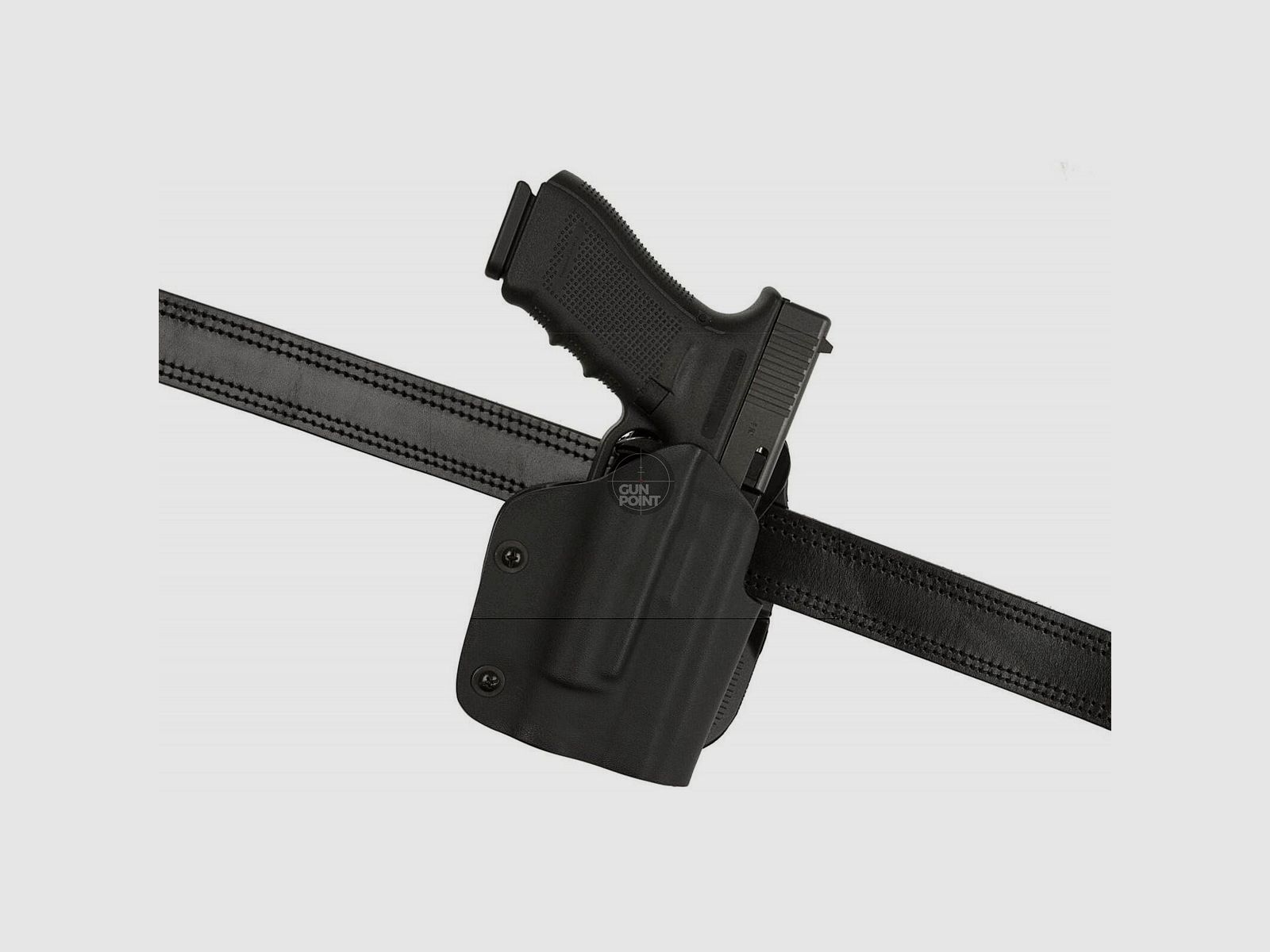 Frontline Open Top Kydex Holster fr Glock 17 M3 / M6 Paddle-Schwarz