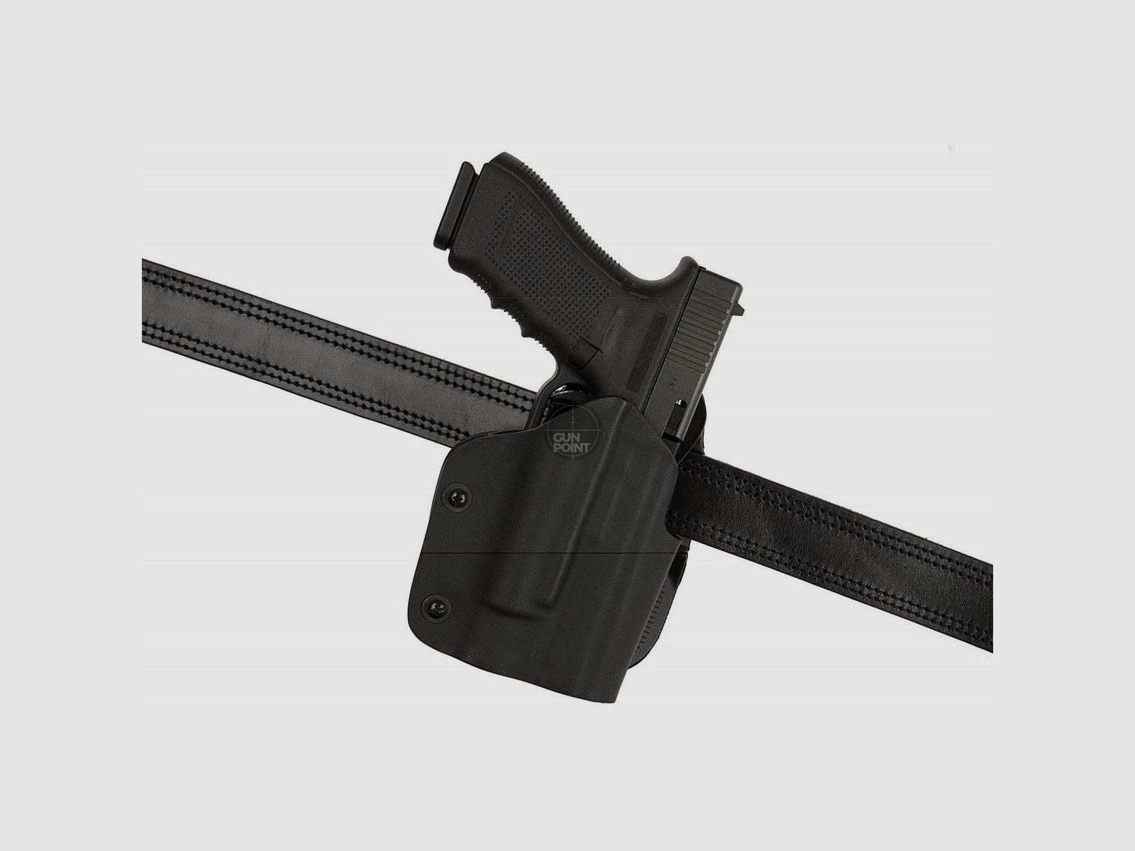 Frontline Open Top Kydex Holster fr Glock 17 M3 / M6 Paddle-Schwarz