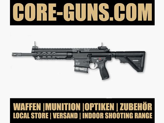 Heckler & Koch, rifle semiautomática MR 223 A3 223Rem 14,5" LL HK MR223 disponible de inmediato