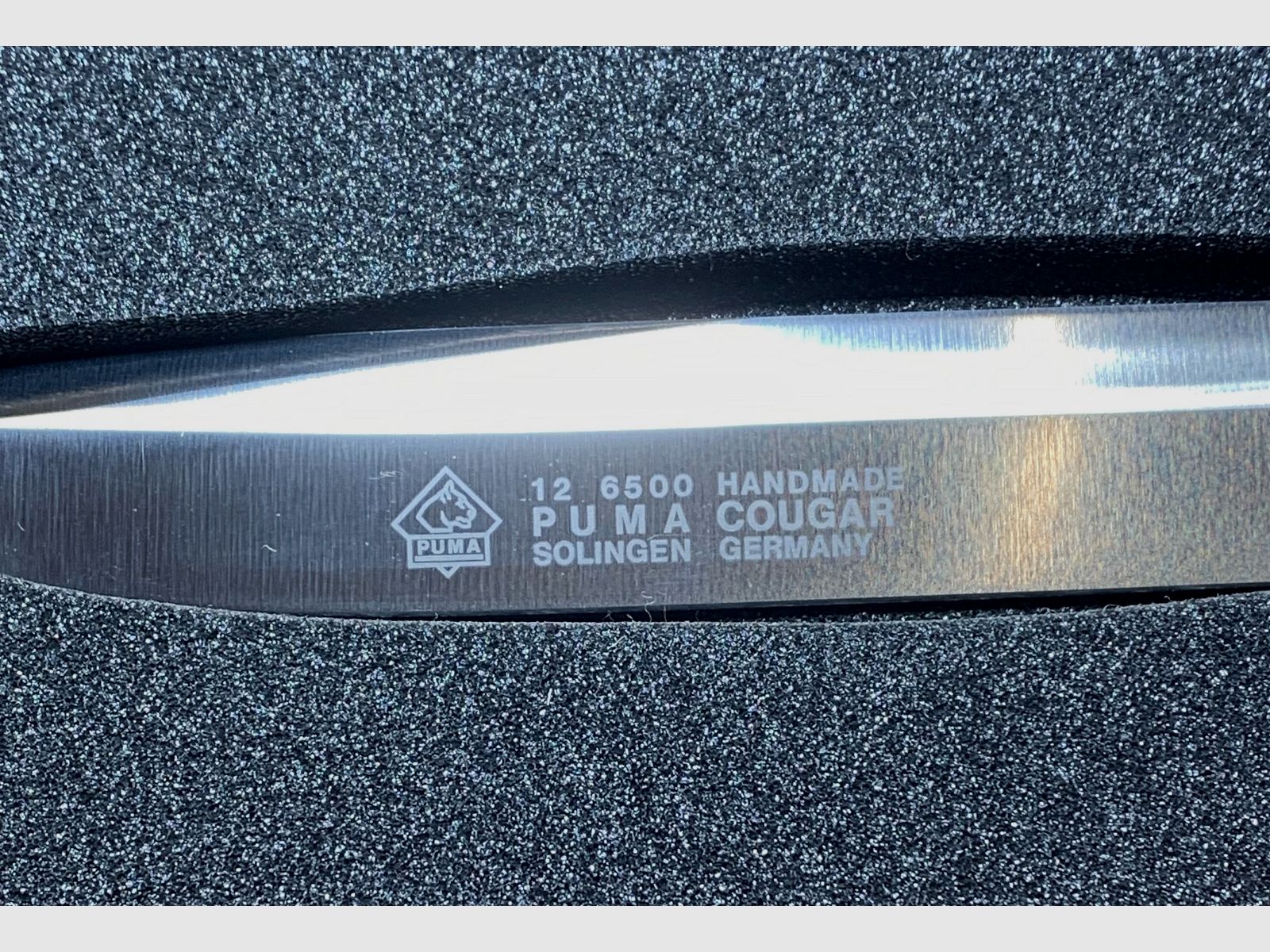 Cuchillo de caza PUMA COUGAR cuchillo de colección de madera