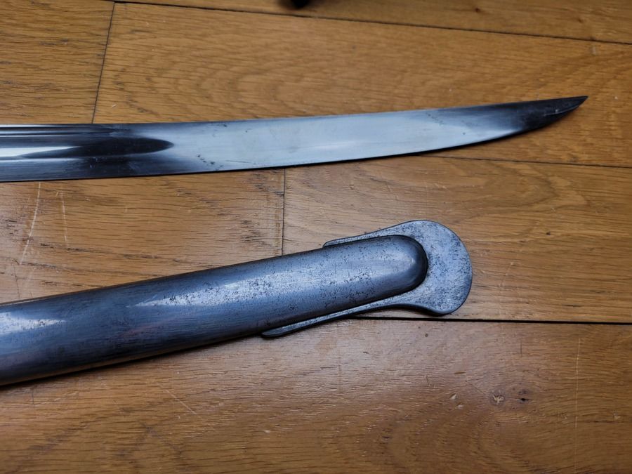 Beau sabre cavalerie française Mod 1822-82 – Châtellerault 1893 – dragonne officier – TBE, image 6 sur 15