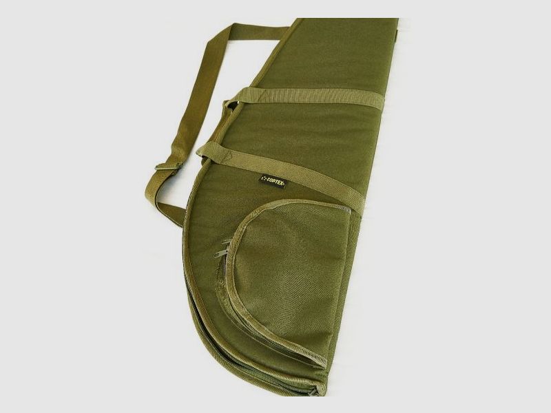 COPTEX custodia per arma lunga Cordura con tasca esterna 110 cm OD-GREEN, immagine 1 di 2