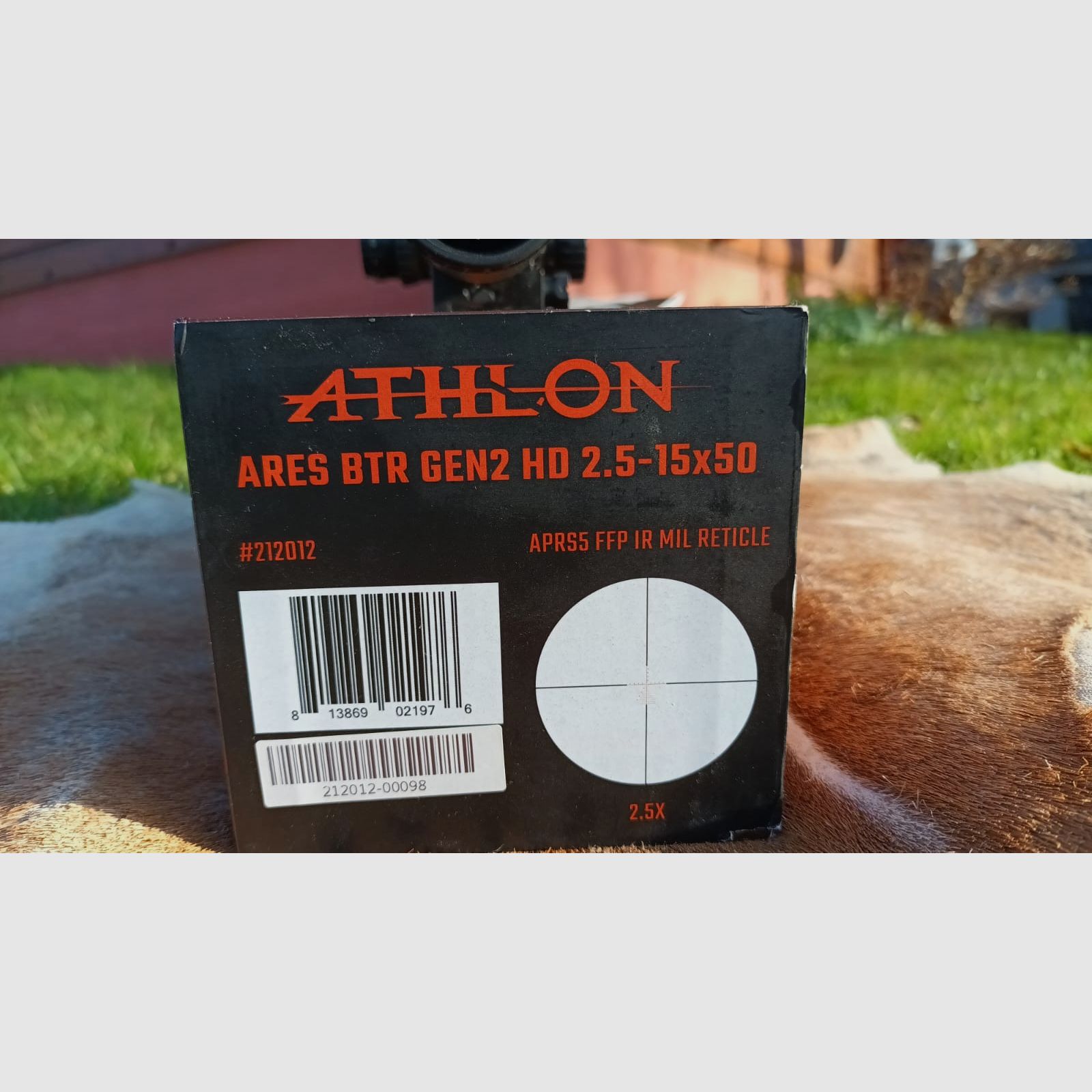 Zielfernrohr Athlon Ares BTR HD 2.5-15x50 MIL Gen3 Neuwertig