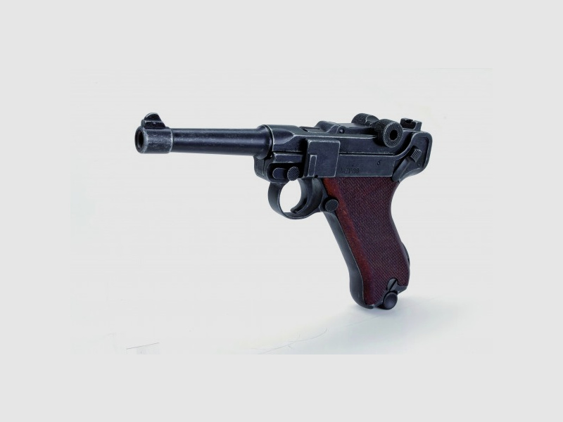 ME Mod. P 08, Kal. 9 mm P.A. Knall, antik-look