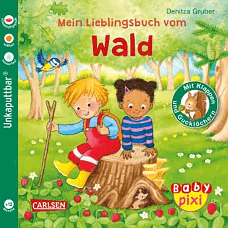 Libro per bambini Baby Pixi 129 "Indistruttibile: Il mio libro preferito sul bosco"