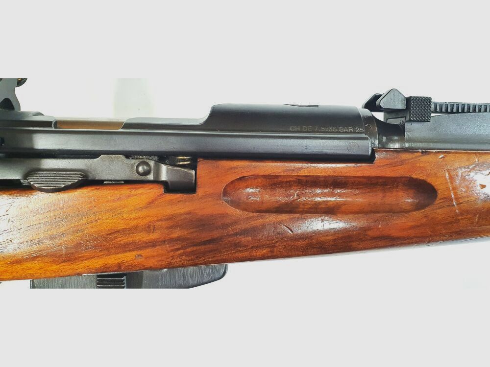 Waffenfabrik Bern Repetierbüchse Waffenfabrik Bern Schweizer K31 Kaliber 7,5x55swiss komplett nummerngleich + Hämmerli