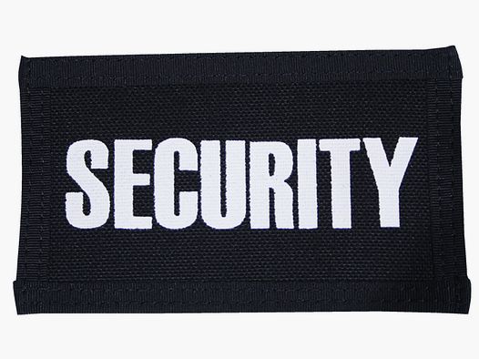 Patch de sécurité noir pour poitrine SECURITY