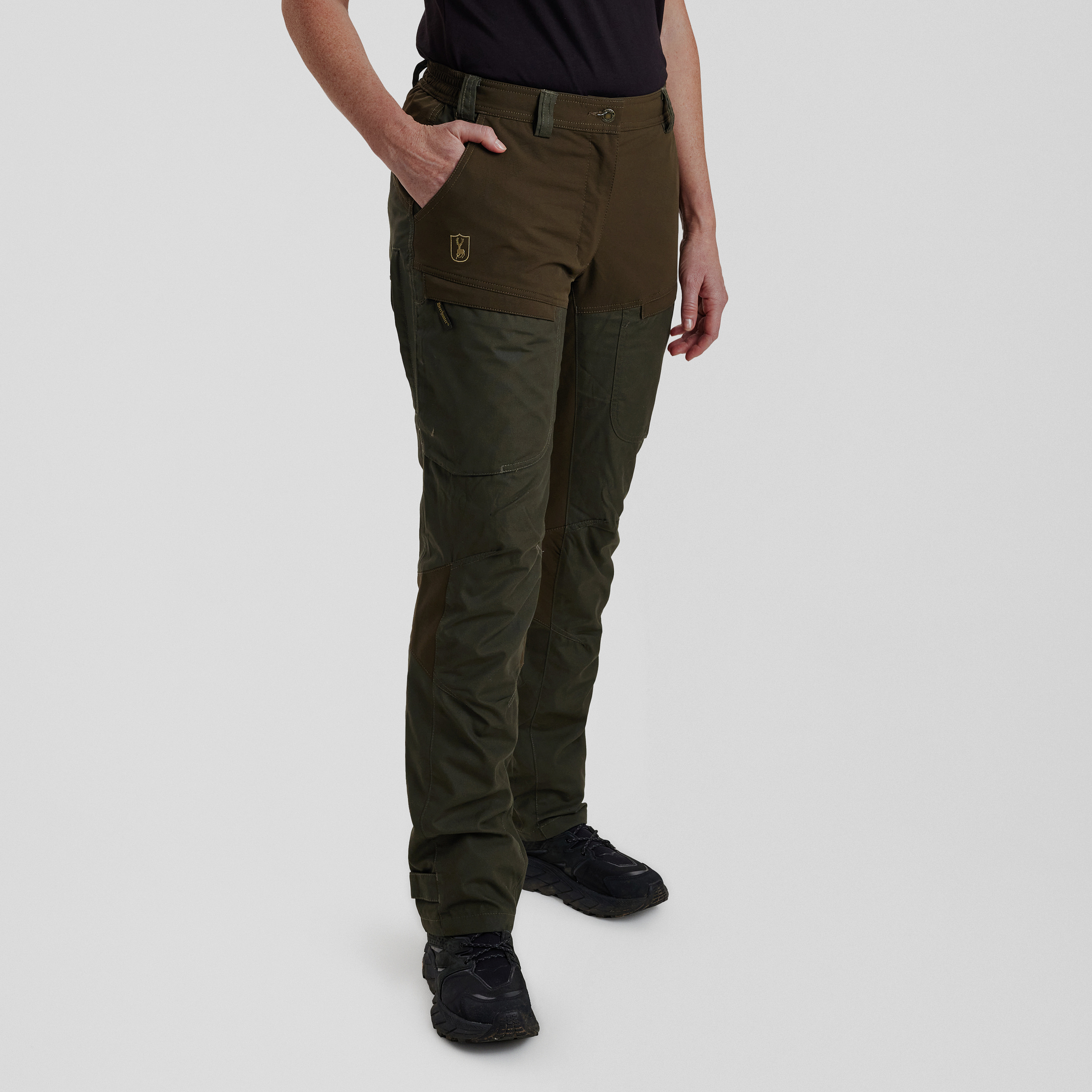 Lady Ann Hose mit Membran - Deep Green – Kleidergröße Damen: 42