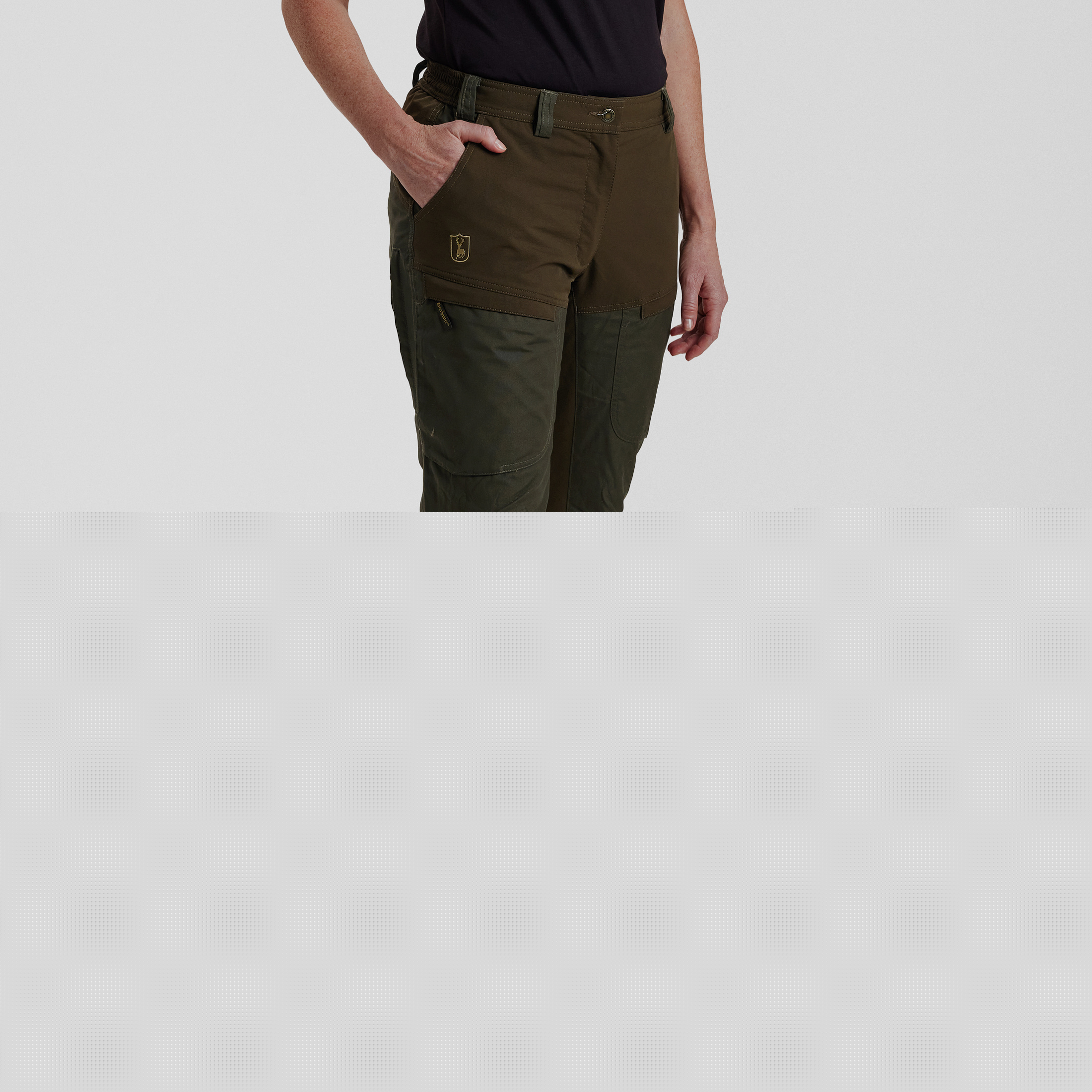 Lady Ann Hose con membrana - Verde profondo – Taglia abbigliamento donna: 40