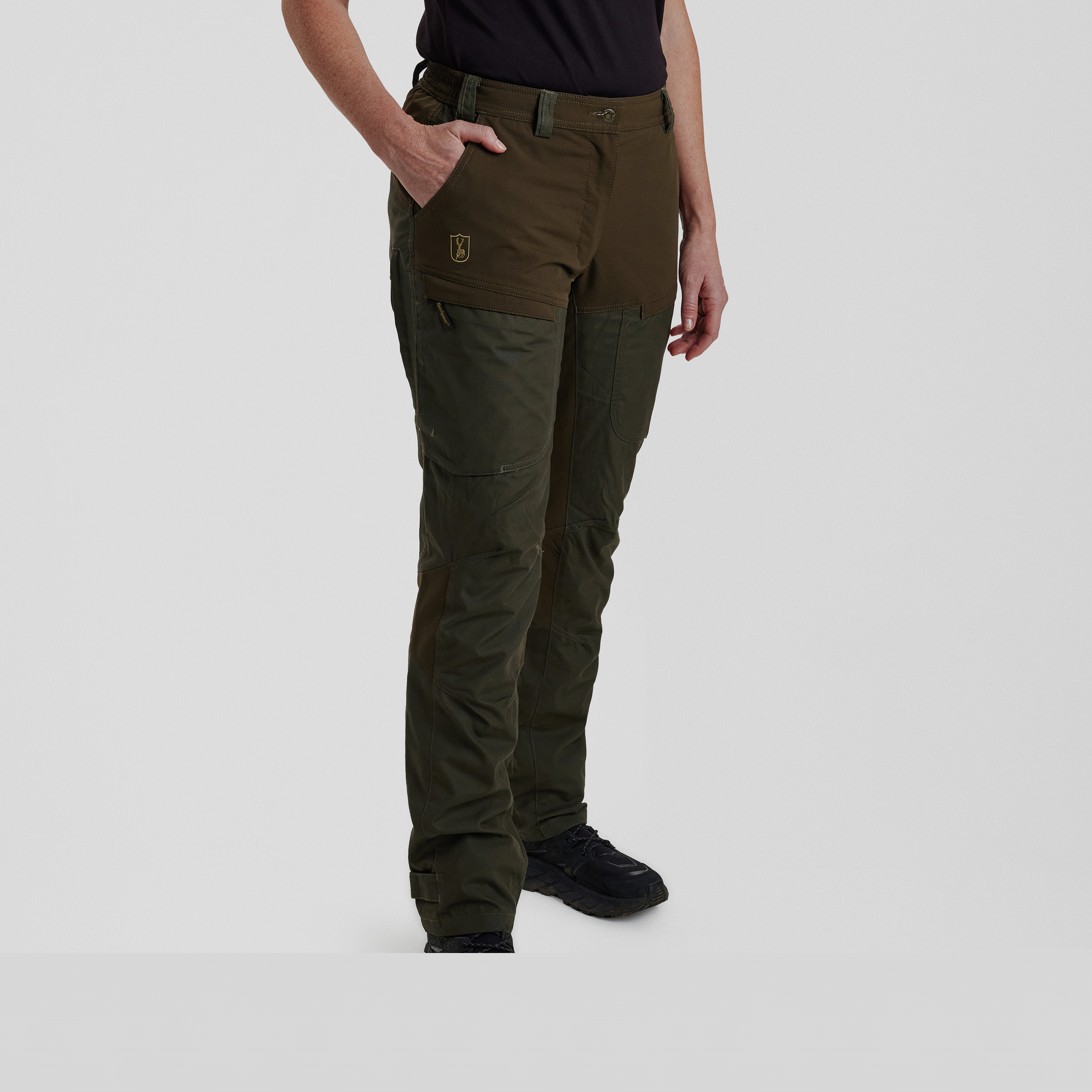 Lady Ann Hose mit Membran - Deep Green – Kleidergröße Damen: 46