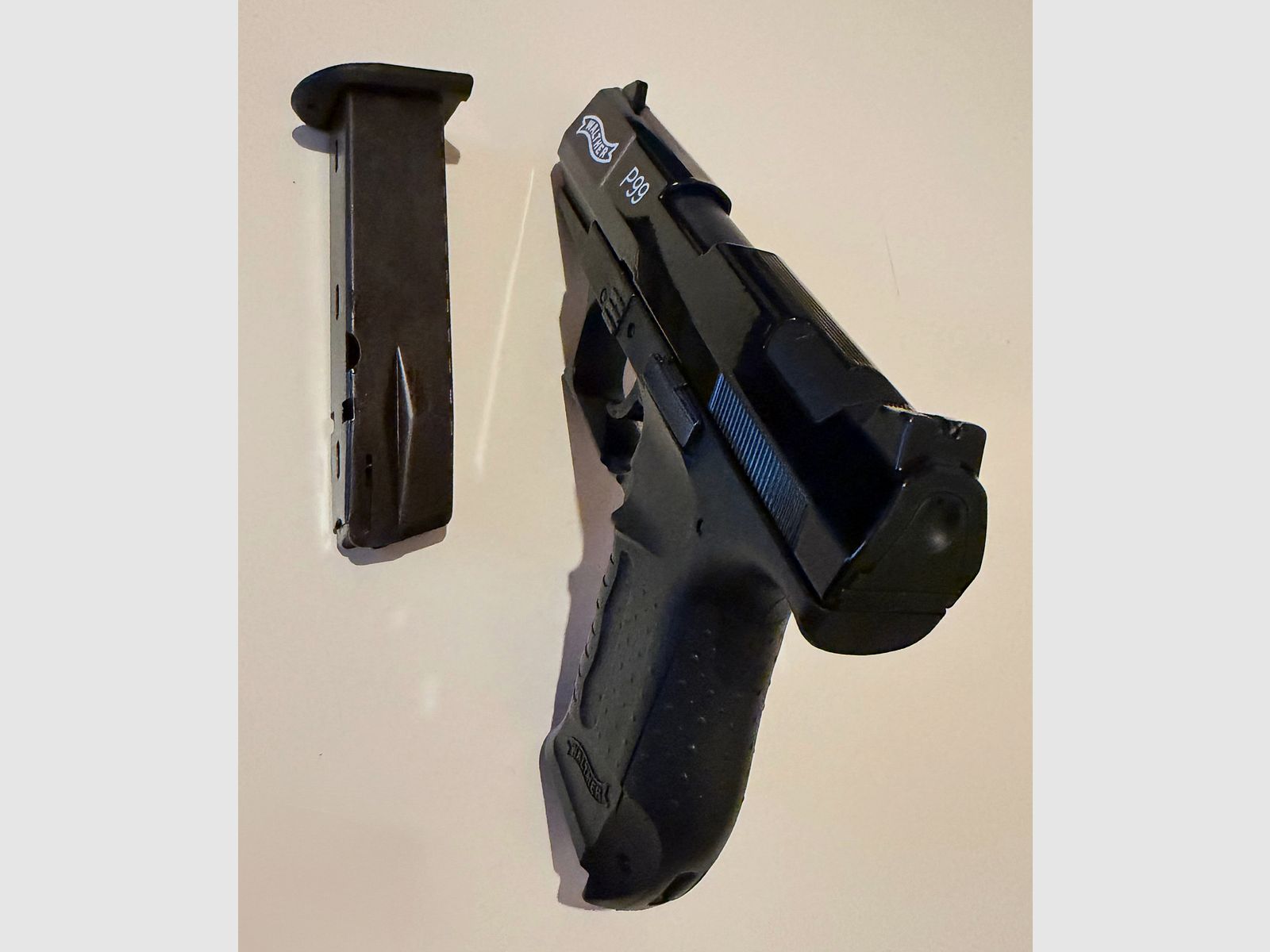 Walther P99 P.A.K. Schreckschuss Gas schwarz matt & HOCHGLANZ lackiert original